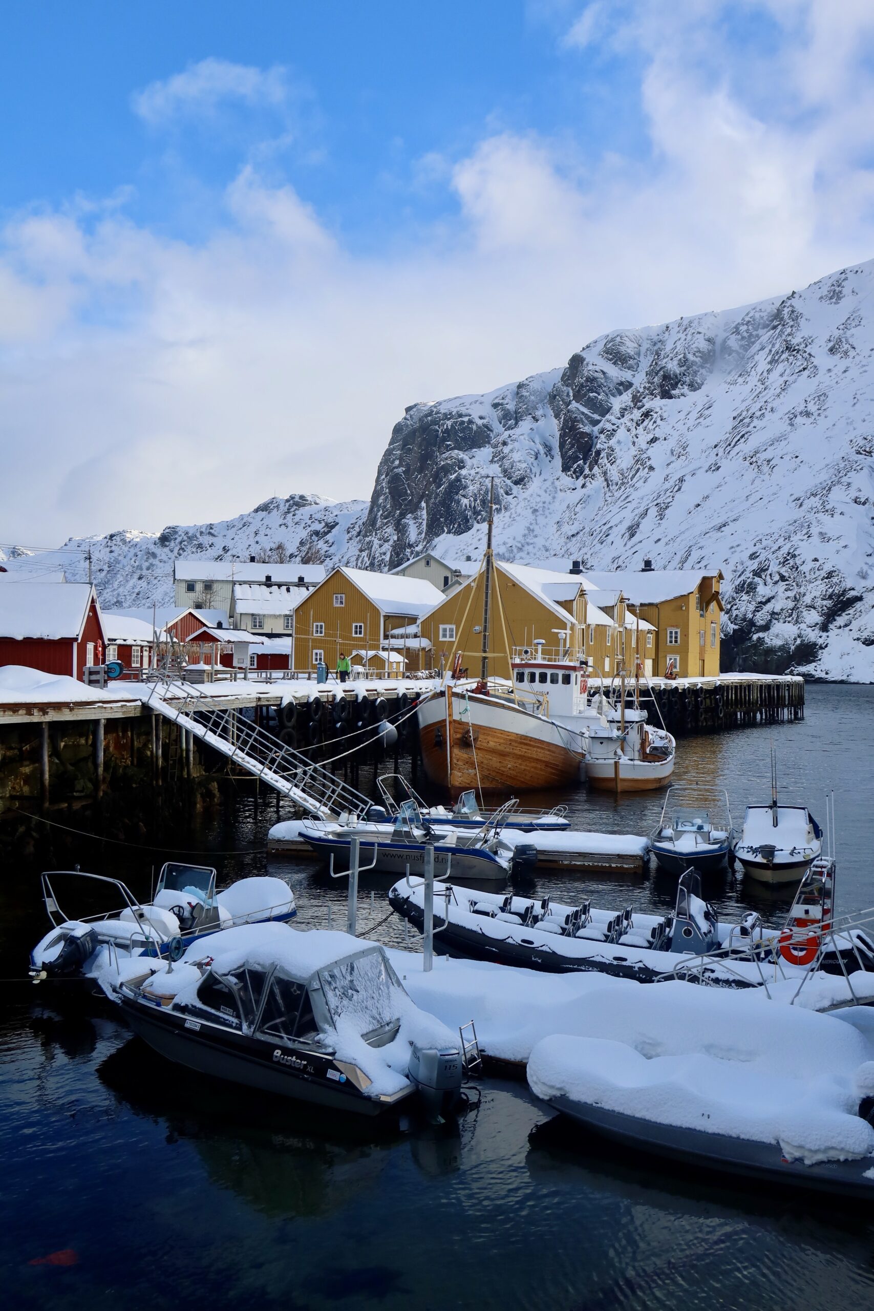 Nusfjord, Lofoten in April.